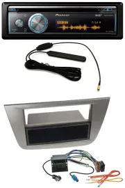 Автомагнитола Pioneer CD, USB, Bluetooth, DAB, MP3 для Seat Altea/Toledo (с 2005), антрацит