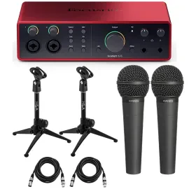 Focusrite Scarlett 16i16 4th Gen USB Audio Interface with Software Suite, Bundle