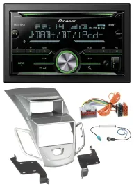 Pioneer Bluetooth MP3 DAB 2DIN USB CD Autoradio für Ford Fiesta 2008-2010 Displa