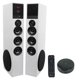 Rockville TM150W Home Theater Buetooth Tower Speakers + 10" Sub + Wifi Receiver