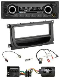 Blaupunkt Bluetooth DAB Lenkrad USB Autoradio für Ford C-Max Galaxy Focus ab 07