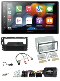 Pioneer DAB Bluetooth 2DIN USB Lenkrad Autoradio für Cadillac BLS YSCF 2006-2010