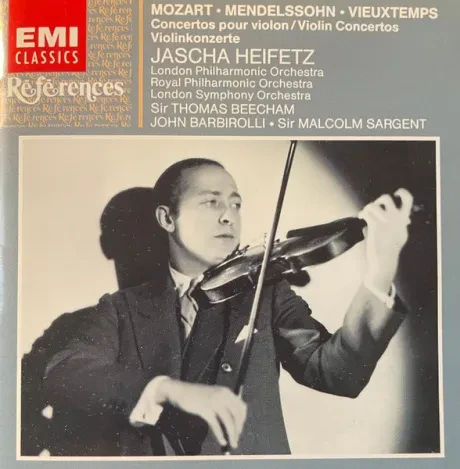 JASCHA HEIFETZ - Mozart, Mendelssohn, Vieuxtemps: Concertos Pour Violon (CD)