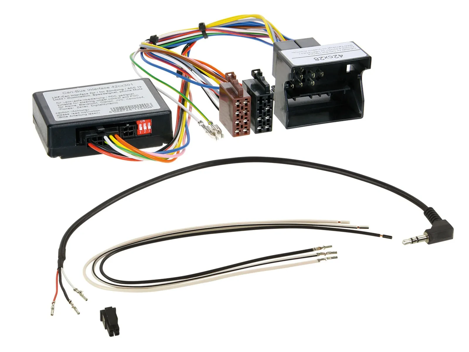 ACV CAN-Bus- Lenkradadapter für Porsche Cayenne Cayman Boxster Multilead 42-1323