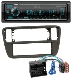 Автомагнитола для Seat Mii (с 2011) Kenwood Bluetooth, DAB, USB, MP3
