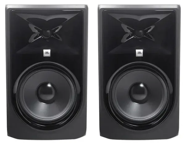 (2) JBL 305PMKII 5" Powered Studio Reference Monitor Monitoring Speakers