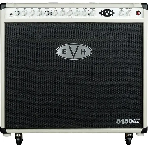 Комбоусилитель для электрогитары EVH 5150III 50W 2x12 6L6 Tube Guitar Combo Amp Ivory