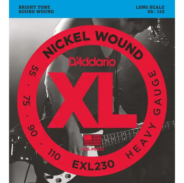 Струны для бас-гитары D'Addario EXL230 55-110