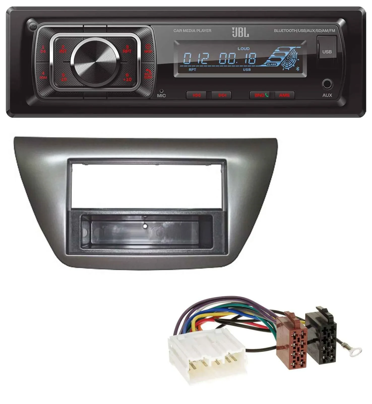 JBL SD AUX MP3 USB Bluetooth Autoradio für Mitsubishi Lancer Evo 2004-2008