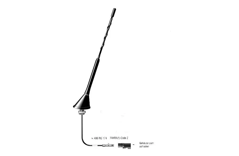 Blaupunkt Flex-Dachantenne passiv Combi flex AM/FM DAB/DAB+ ready Fakra 20060172