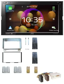JVC DAB MP3 2DIN Bluetooth USB Autoradio für Kia Carnival II VQ 06-11