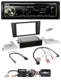Pioneer DAB USB MP3 Lenkrad CD Autoradio für Audi A4 (2000-2001)