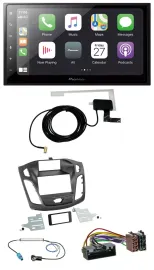 Автомагнитола для Ford Focus (2011–2014) Pioneer 2DIN, Bluetooth, DAB, USB, MP3