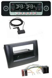Dietz DAB Bluetooth USB MP3 Autoradio für Fiat Stilo 192 01-08 Ablagefach