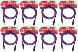 Коммутационный кабель Rockville RCXMB10-P Purple 3 м (8 штук)