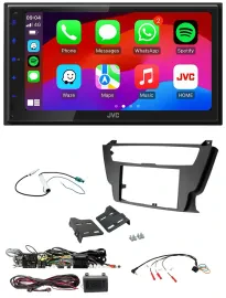 JVC Bluetooth USB Lenkrad 2DIN DAB Autoradio für BMW 3er 4er 2012-2016 ohne Vers