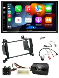 Kenwood DAB USB Bluetooth 2DIN Lenkrad Autoradio für Hyundai Santa Fe 07-12