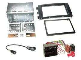 Radioeinbauset Doppel DIN Autoradio für Smart ForTwo 07-10 ForFour 04-06 Quadloc