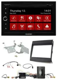 Blaupunkt Lenkrad DVD Bluetooth DAB 2DIN USB Autoradio für Porsche Cayenne 11-16