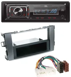 JBL SD AUX MP3 USB Bluetooth Autoradio für Toyota Auris 07-12 anthrazit-grau