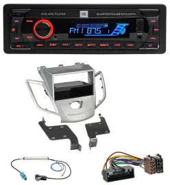 JBL AUX MP3 USB Bluetooth SD Autoradio für Ford Fiesta JA8 10-17 ohne Display si