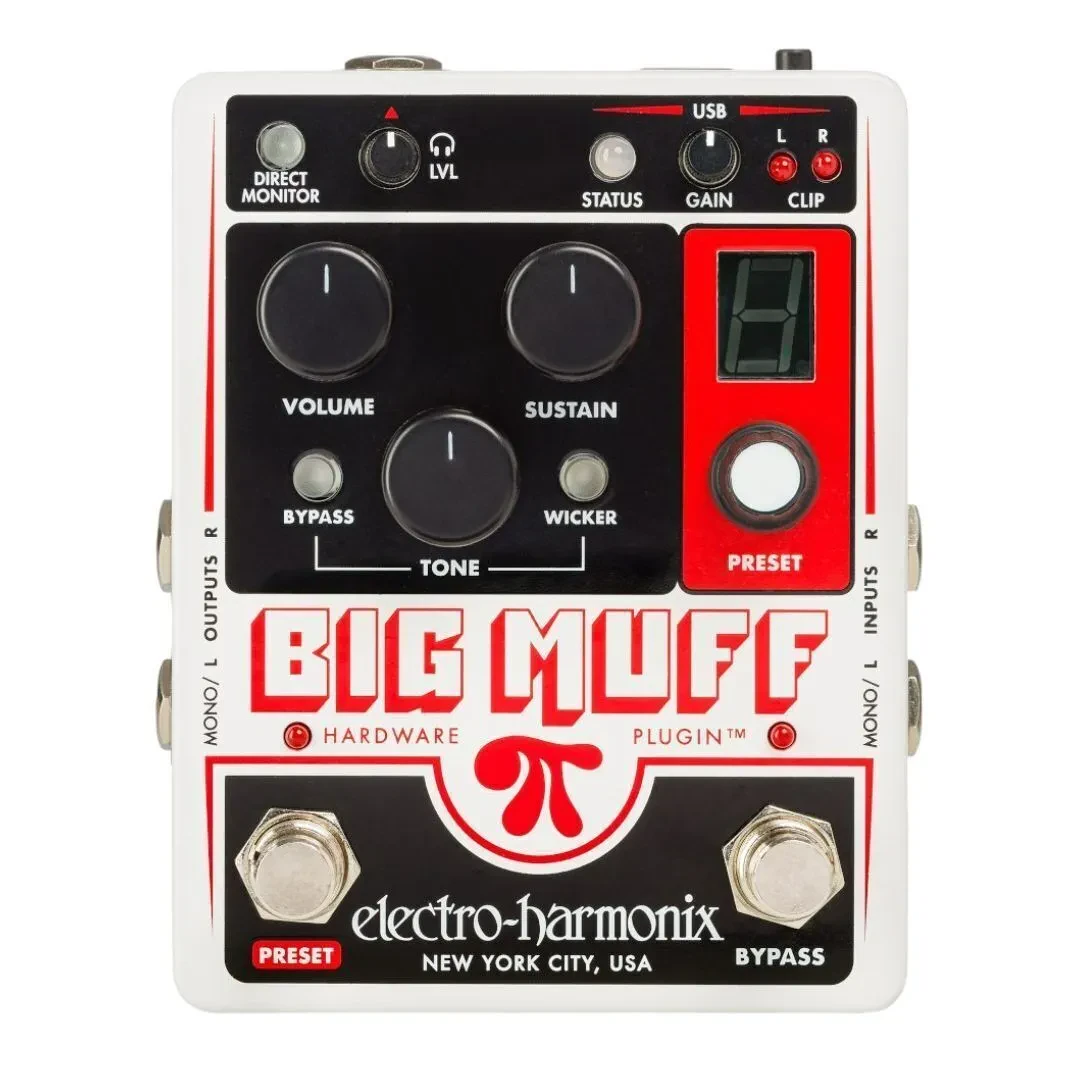 Б/У Педаль эффектов для электрогитары Electro-Harmonix Big Muff Pi Hardware Plugin Buffered Bypass