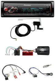 Pioneer Bluetooth DAB USB Lenkrad Autoradio für Mazda 2 Typ DY 2003-2007
