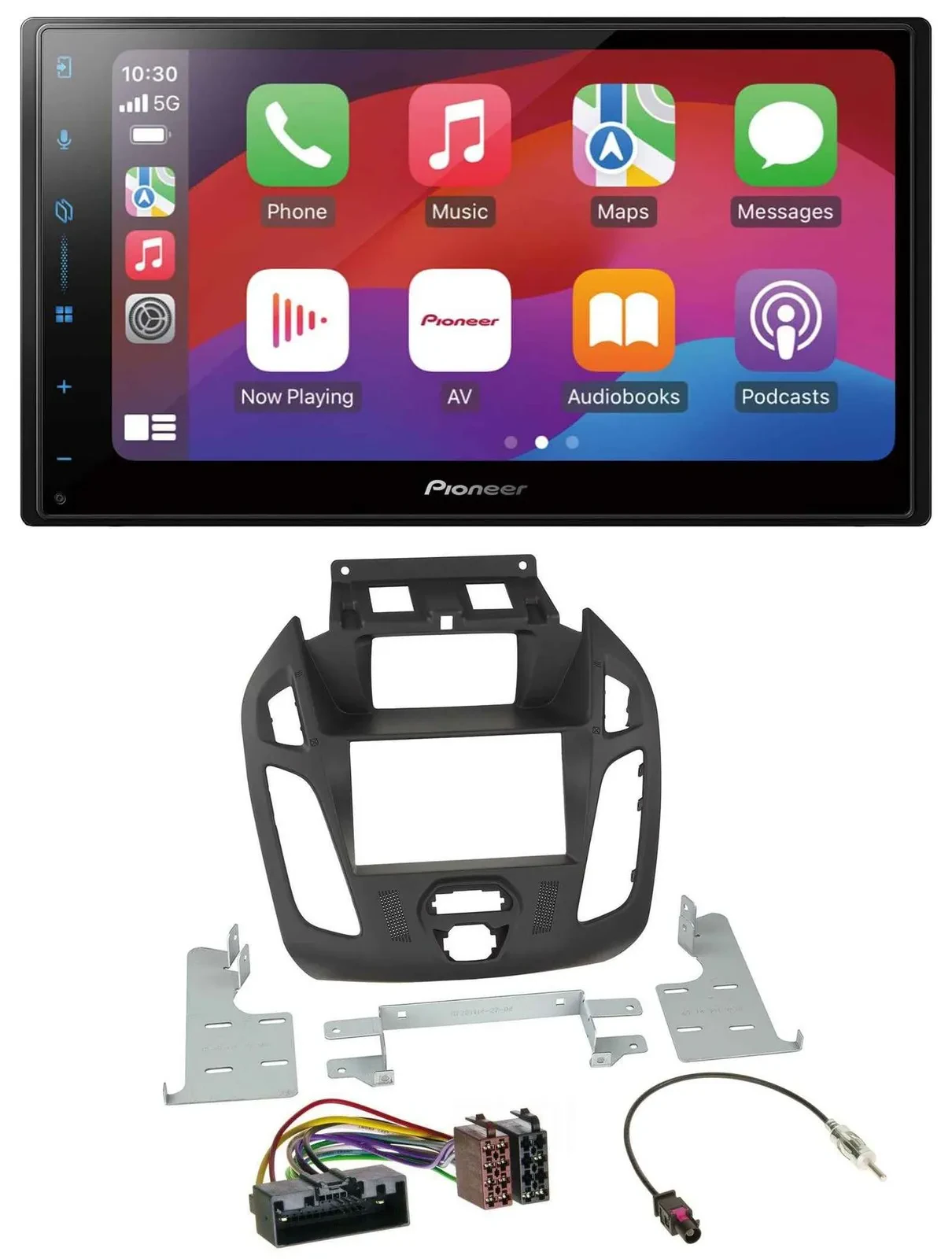 Pioneer DAB USB MP3 Bluetooth 2DIN Autoradio für Ford Transit 2012-2018 Display