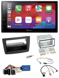 Pioneer DAB USB Lenkrad Bluetooth 2DIN Autoradio für Alfa Romeo Mito ISO 955 13-