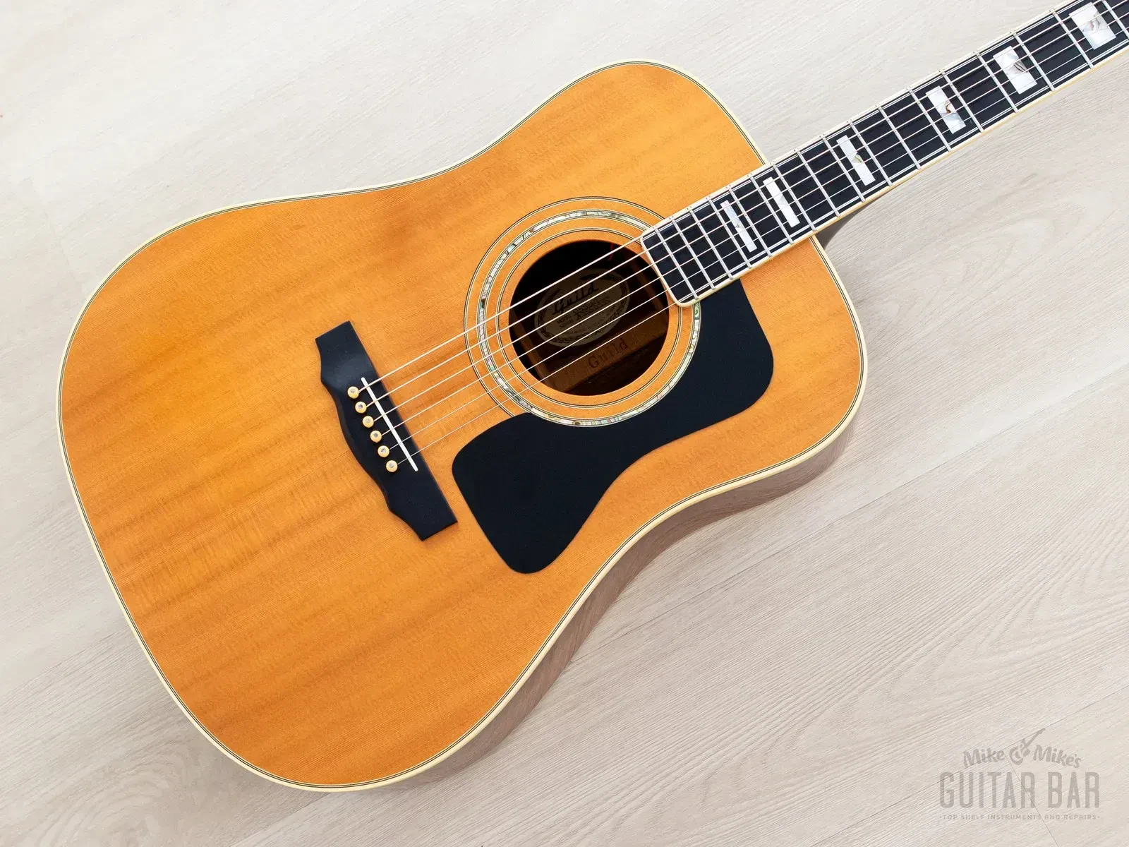 1998 Guild D55-NT Dreadnought Acoustic Electric Guitar w/ Case, Westerly