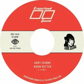 Виниловая пластинка Abby Jeanne - Know Better - Opaque Blue [New 7" Vinyl] Blue, Colored Vinyl