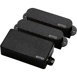 Комплект звукоснимателей для электрогитары EMG SA/SA/81 Active SSH Set Black