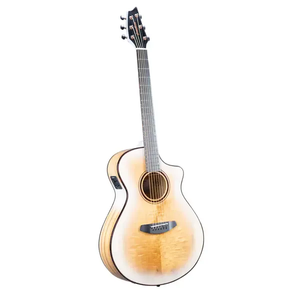 Электроакустическая гитара Breedlove Pursuit Exotic S Concert White Sand CE Myrtlewood-Myrtlewood