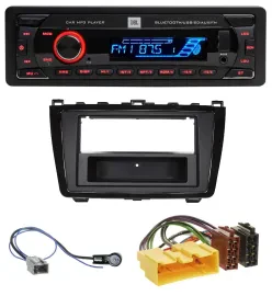 Автомагнитола JBL AUX MP3 USB Bluetooth SD для Mazda 6 (2008–2012), глянцевая
