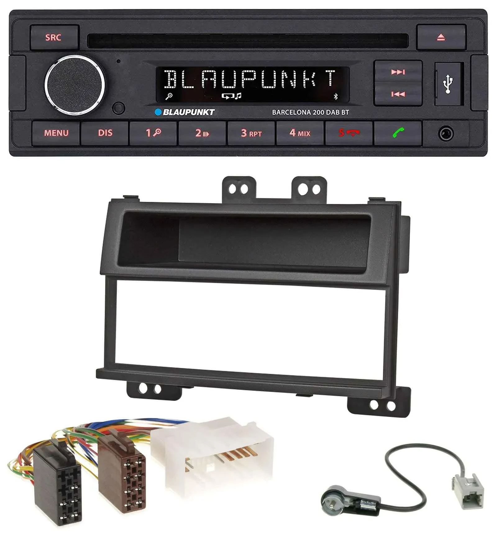 Автомагнитола для Hyundai i20 (2008–2011) Blaupunkt USB, DAB, CD, Bluetooth, MP3
