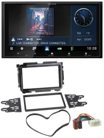 Kenwood Bluetooth 2DIN USB DAB MP3 Autoradio für Honda HR-V (RU, ab 2015)