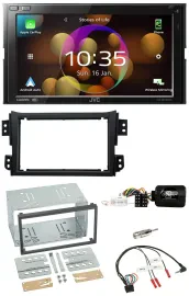 JVC DAB Lenkrad 2DIN Bluetooth USB Autoradio für Opel Agila B Suzuki Splash 2008