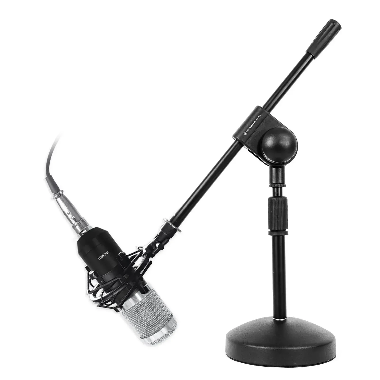 Студийный микрофон Rockville RCM01 Studio Black с аксессуарами