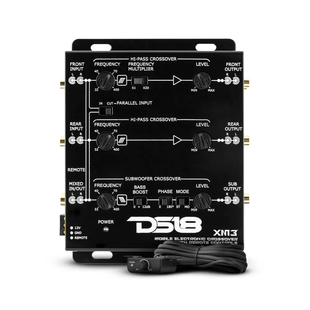 DS18 XM3 3-Way Active Crossover - Sonic Electronix
