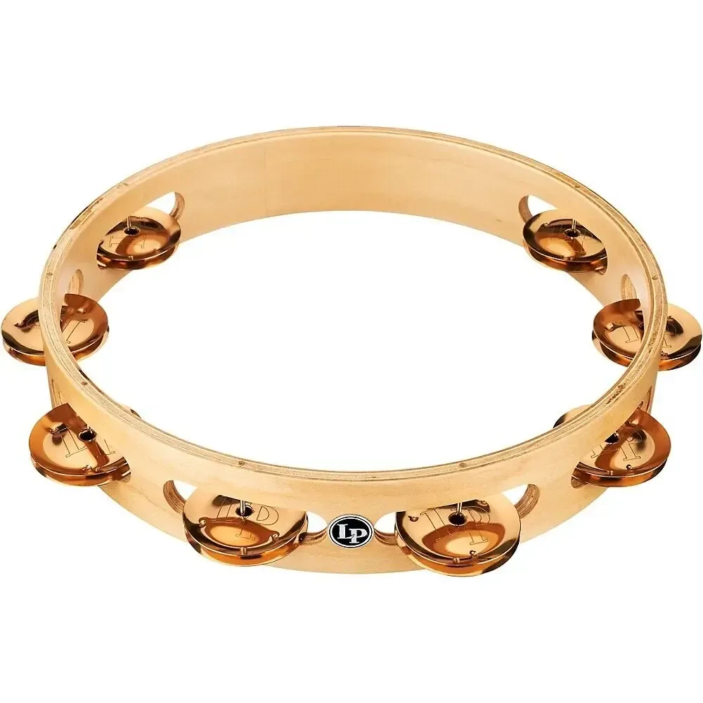 Тамбурин Latin Percussion 10" Pro Single Row Tambourine Bronze