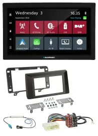 Blaupunkt DAB Bluetooth USB MP3 2DIN Autoradio für Dacia Duster (ab 2021)