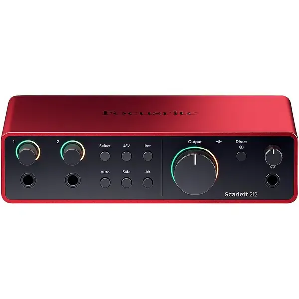 Звуковая карта внешняя Focusrite Scarlett 2i2 USB-C Audio Interface Gen 4