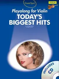 Ноты MusicSales PLAYALONGE FOR VIOLIN TODAY'S BIGGEST HITS