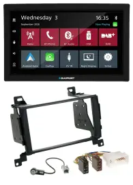 Автомагнитола для Hyundai Santa Fe 2007–2012 Blaupunkt 2-DIN, DAB, Bluetooth, USB, MP3