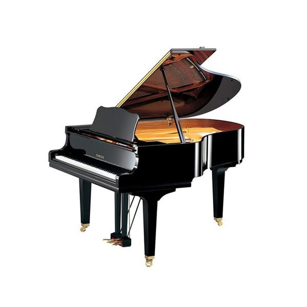 Рояль Yamaha GC2 PE, цвет черный, банкетка