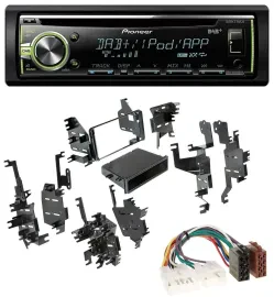 Pioneer DAB USB MP3 AUX CD Autoradio für Toyota RAV-4 Celica MR2 Spyder bis 05