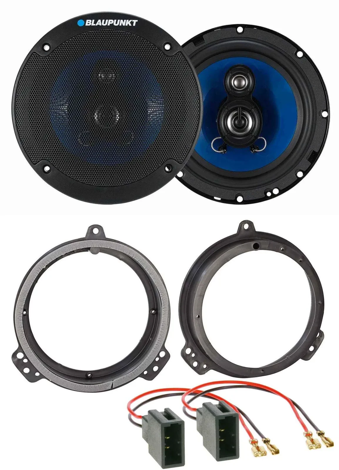 Автомобильные динамики для Toyota Yaris 1999–2003 Blaupunkt 6.5" 3-полосные 250W, передняя дверь