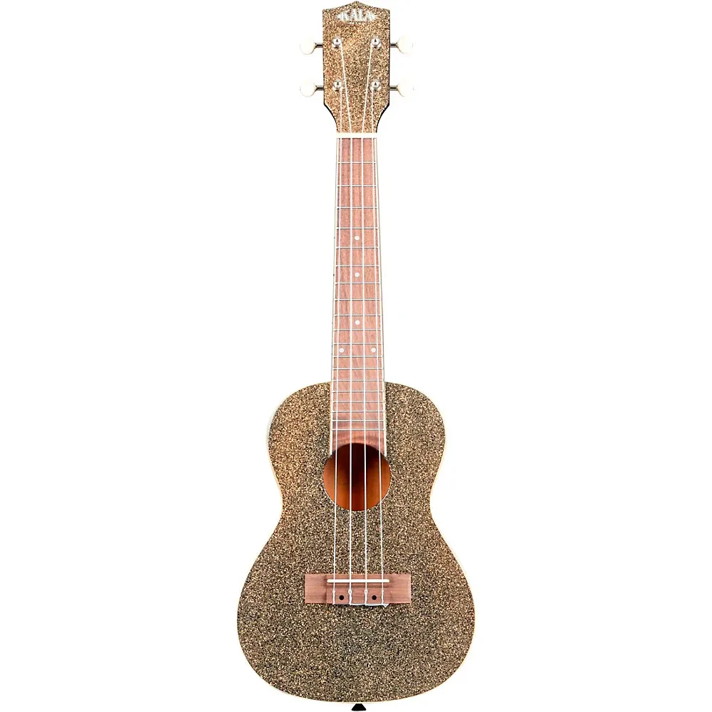 Kala Sparkle Concert Ukulele Stardust Gold