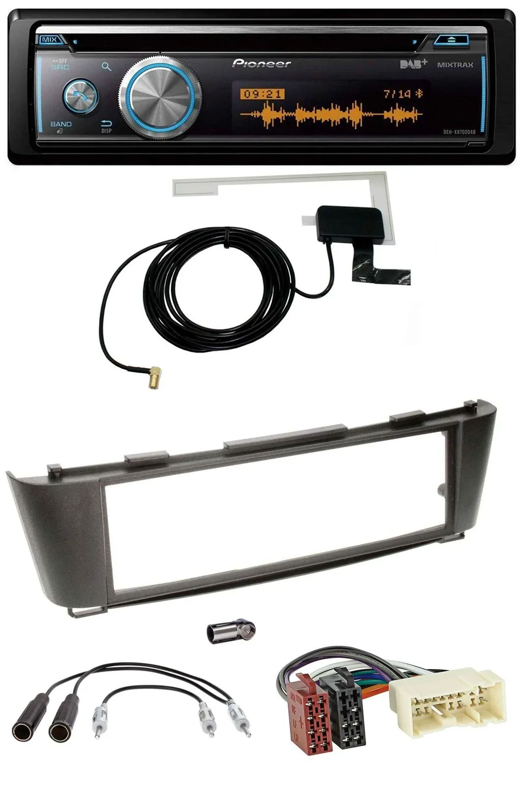 Автомагнитола для Nissan Almera (с 2003) Pioneer Bluetooth, DAB, MP3, USB, CD