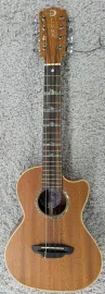 Luna Guitars Luna Uke HTT 8 High Tide Tenor 8 String Mahogany Acoustic Electric Ukulele w/Bag